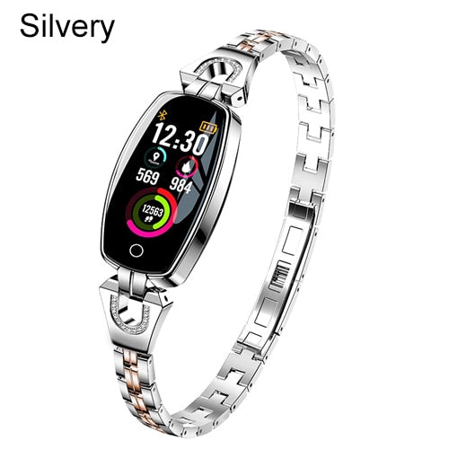 0.96" OLED Smart Watch with Heart Rate & Blood Pressure Monitor